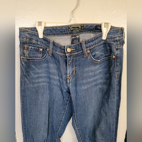 7 for All Mankind Regular Rise Flare Jeans - Picture 3 of 7